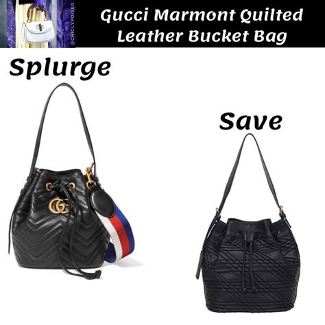 gucci bucket bag dupe